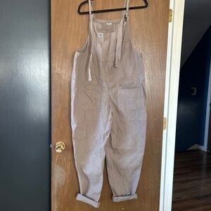 Lucy & Yak | Cotton Twill Dungaree in Pebble